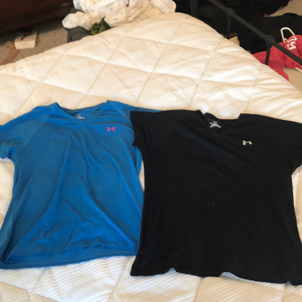 Two under armour shirts